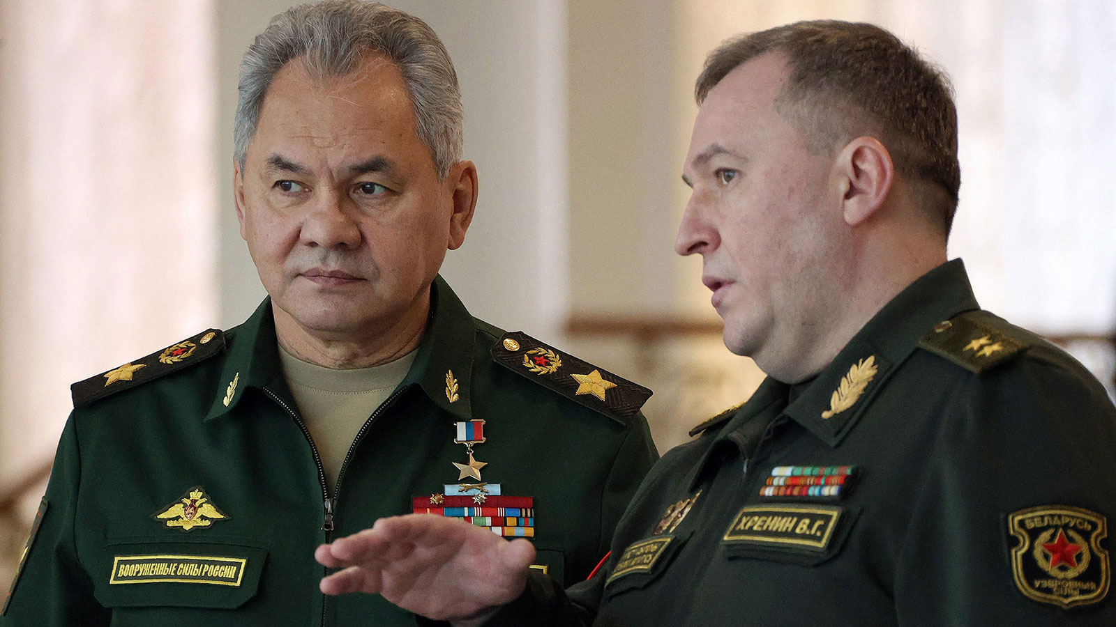 Russian defense minister calls for strengthened Russia-Belarus joint defense