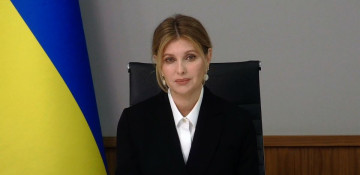 Ukraine's first lady says her country 'cannot see the end of our suffering'