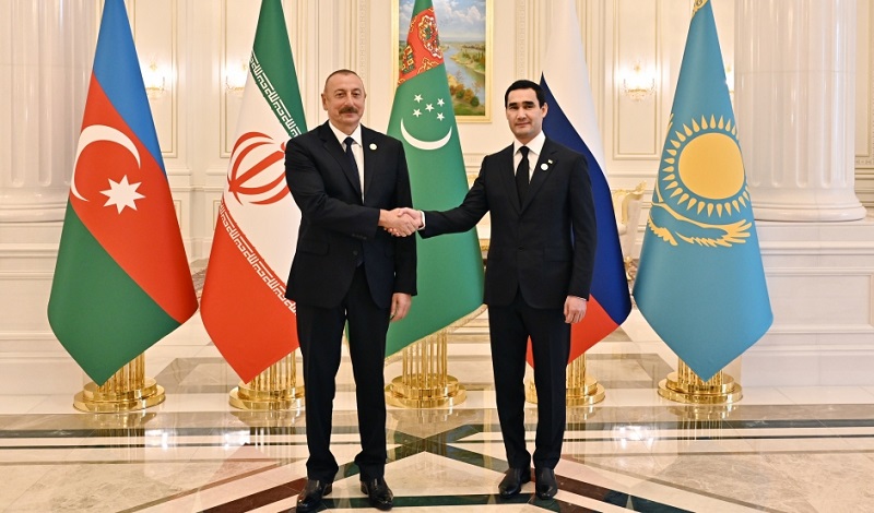 Presidents of Azerbaijan, Turkmenistan meet in Ashgabat