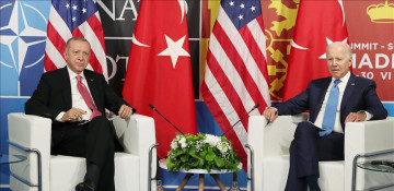 Turkish President Erdogan meets US' Biden in Madrid