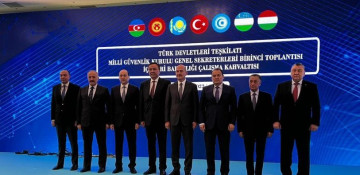 Azerbaijan's Secretary of Security Council attends a meeting of the OTS in Ankara