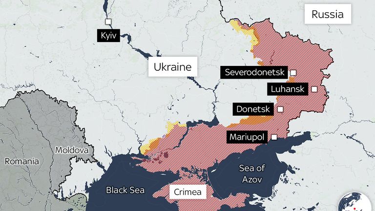 Ukraine controls only two settlements in Luhansk region