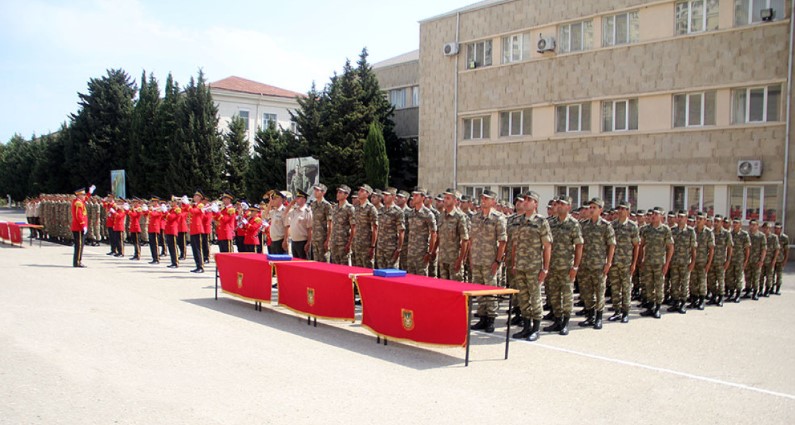 Azerbaijan's MoD: Graduation ceremony of Reserve Officer Training Course was held