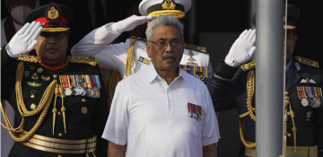 Sri Lankan president signs resignation letter