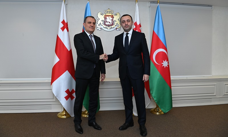 Azerbaijani foreign minister meets with Georgian premier 