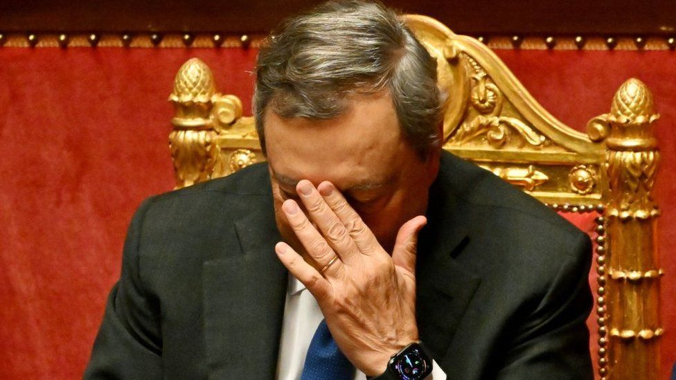 Italian PM Mario Draghi fails in bid to revive government