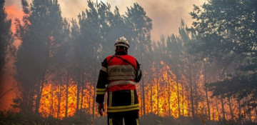 Wildfires rage across Europe as climate alarm sounded