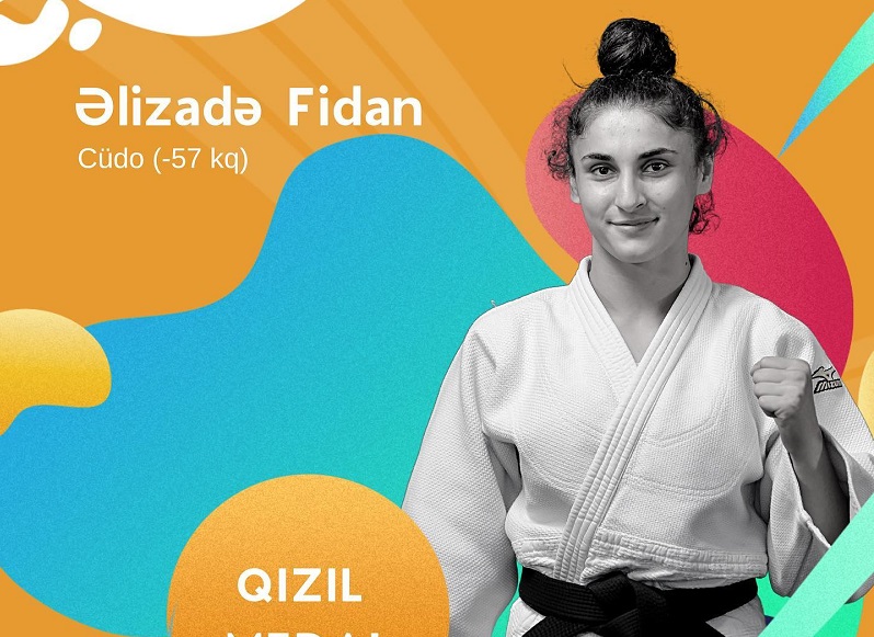 Azerbaijani female judoka wins gold at EYOF 2022