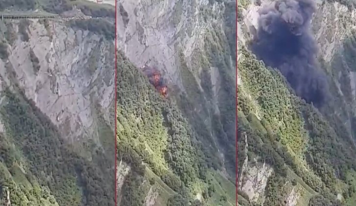 Helicopter with at least 5 people on board crashes in Georgia