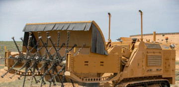 Turkiye gives another 13 mechanical mine-clearing equipments to Azerbaijan