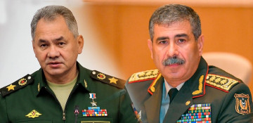 Russian, Azerbaijani DefMins discussed regional security