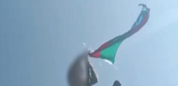 Azerbaijani flag hoisted on Mount Buzdukh (VIDEO)