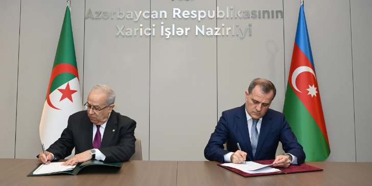 Azerbaijan and Algeria sign documents