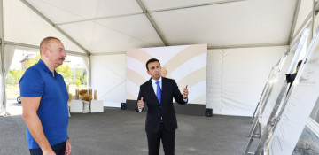 President Ilham Aliyev got acquainted with activities of “Aghsu Agropark”