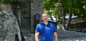 Azerbaijani President: “Diri Baba” tomb is quite unique for entire Caucasus region