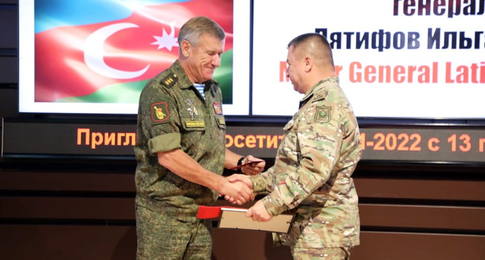 Azerbaijan MoD: The referees of the "Tank Biathlon" contest were awarded certificates