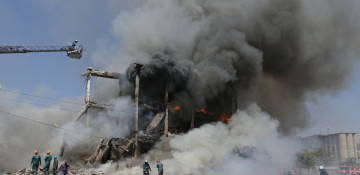 Fireworks warehouse explodes in Yerevan mall, killing 6 and injuring 61