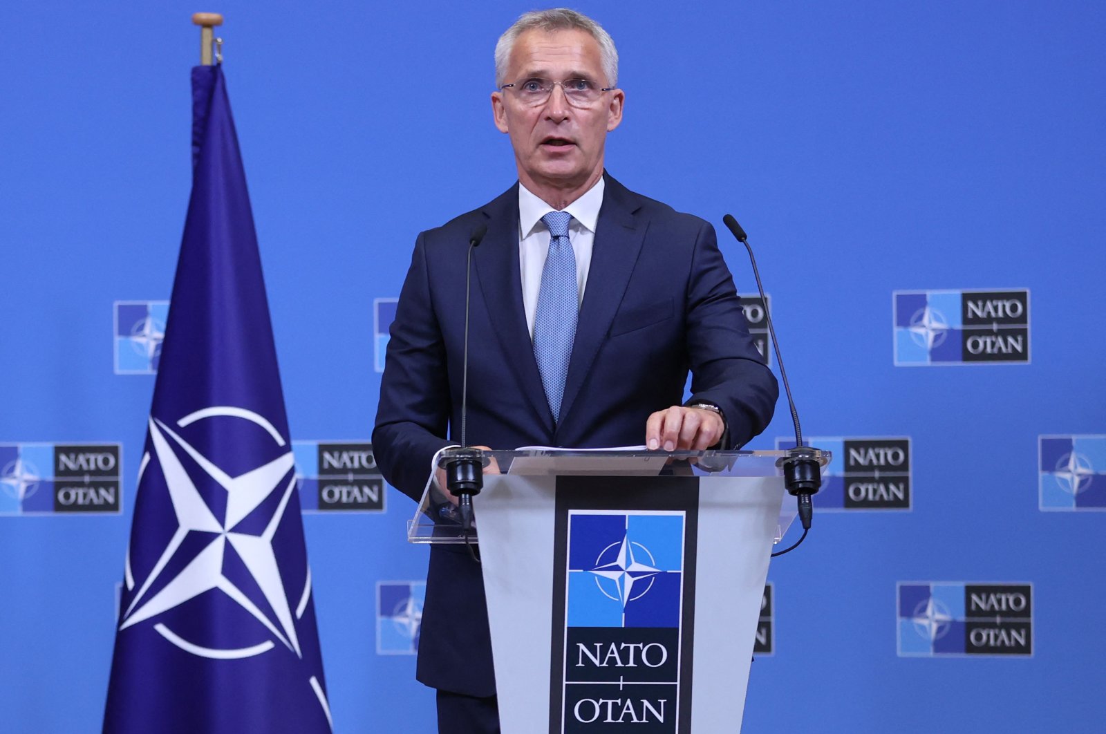 NATO chief urges Russia to allow inspection of power plant