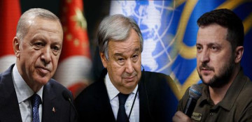 Trilateral meeting among Erdogan, Zelensky and Guterres kicks off