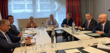 Aide to Azerbaijani President meet with Secretary of Armenian SC in Brussels