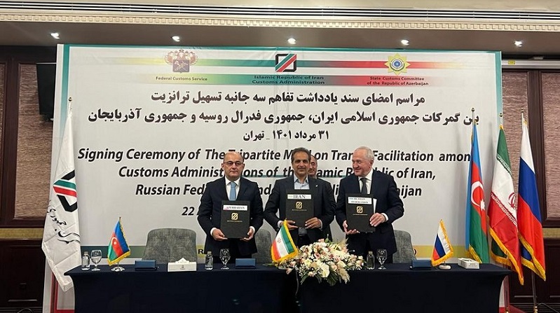 Customs services of Azerbaijan, Iran and Russia ink MoU