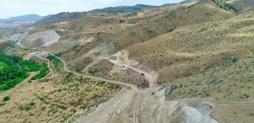 Azerbaijan continues implementing another important road infrastructure project in its liberated territories (PHOTO)