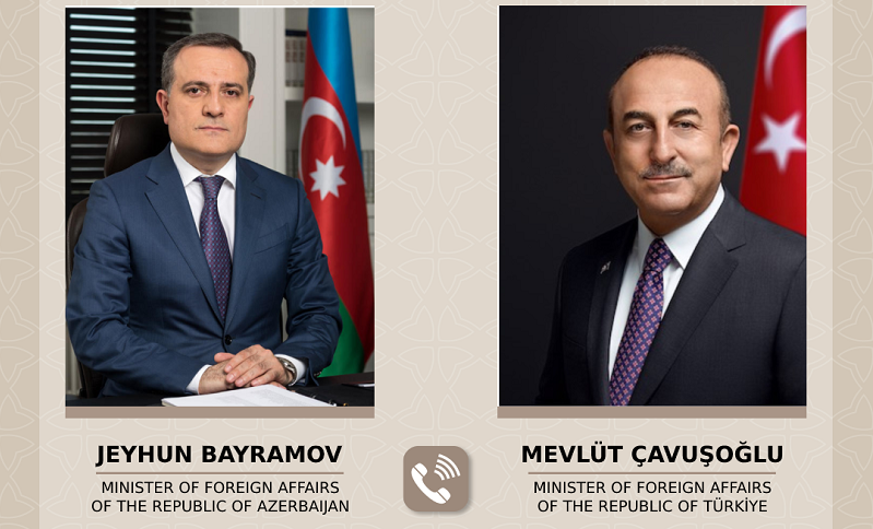 Azerbaijani, Turkish foreign ministers discuss regional situation 