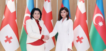 Georgian President Zourabichvili congratulates Azerbaijani First VP Mehriban Aliyeva on her birthday