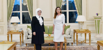 Türkiye’s first lady Emine Erdogan congratulates Azerbaijani First VP Mehriban Aliyeva