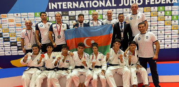 Azerbaijani judo team win silver at World Championships Cadets 2022