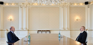 President Ilham Aliyev received president of World Karate Federation and European Karate Federation