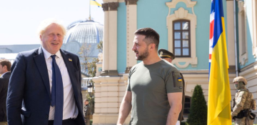 Ukraine's president says he praises 'bravery' of UK's Johnson in call