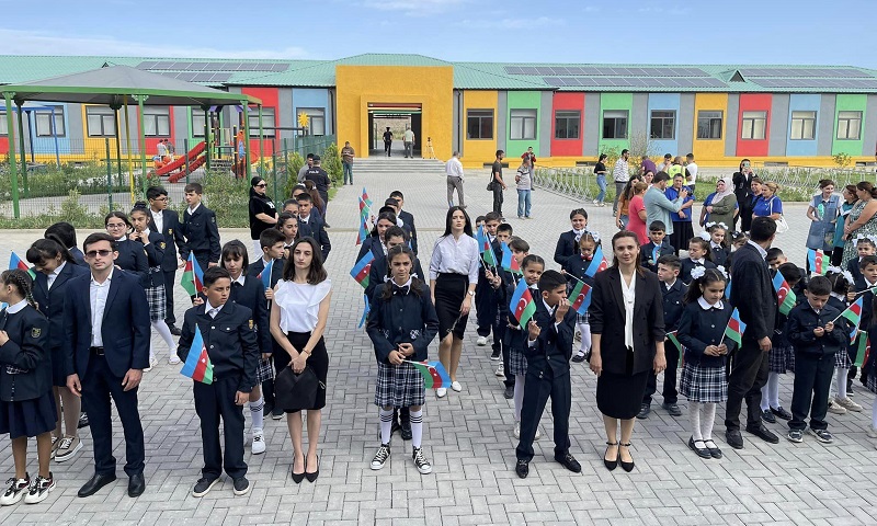 Azerbaijan: First bell rings at secondary school in liberated Aghali village after 29 years