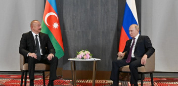 President Ilham Aliyev met with President of Russia Vladimir Putin in Samarkand