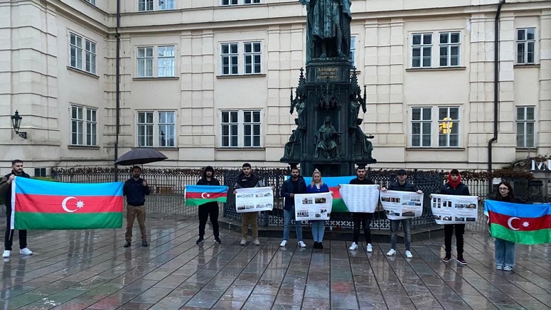 Azerbaijanis in Czech Republic call for end to Armenian aggression