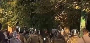 Iranian police open fire on protesters