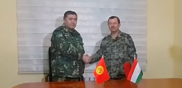 Kyrgyz, Tajik security chiefs sign protocol on establishment of peace