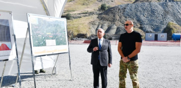 President Ilham Aliyev viewed newly-built tunnel on Kalbajar-Lachin highway