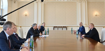 Azerbaijani President received delegation led by Chairman of Russian State Duma