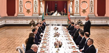 Official dinner given in honor of President Ilham Aliyev