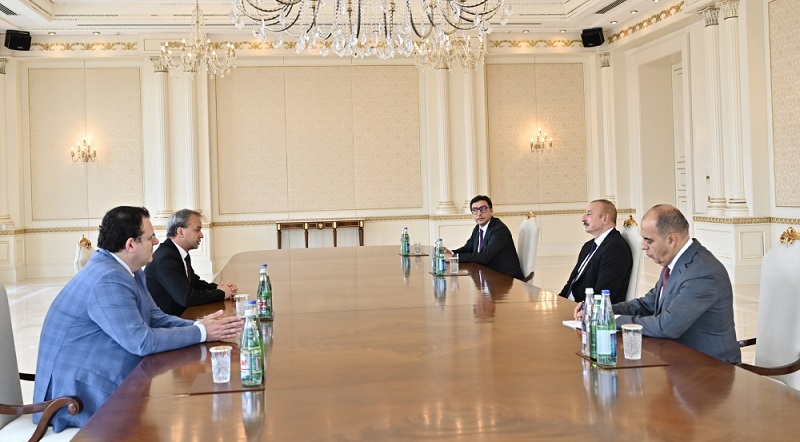 President Ilham Aliyev receives President of International Chess Federation (UPDATED)