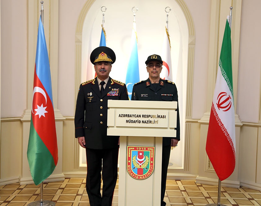 Azerbaijan's Minister of Defense and Iran's Chief of the General Staff of the Armed Forces had a phone talk