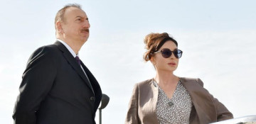 President Ilham Aliyev, First Lady Mehriban Aliyeva attend groundbreaking ceremony of Horse Breeding Center in Aghdam