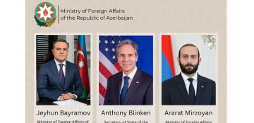 Azerbaijani FM holds trilateral phone talks with Armenian FM and US Secretary of State