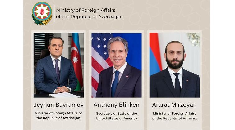 Azerbaijani FM holds trilateral phone talks with Armenian FM and US Secretary of State