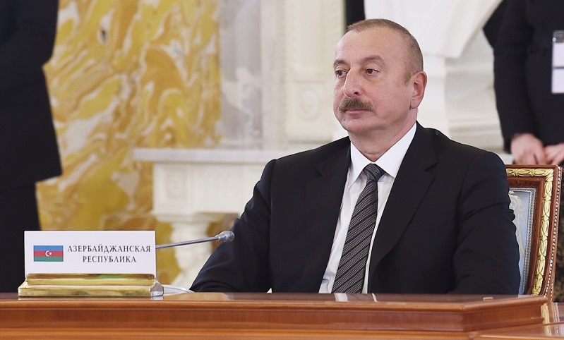 Azerbaijani president attends informal meeting of CIS heads of state in Saint Petersburg