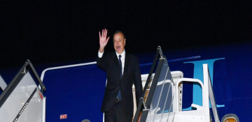 President Ilham Aliyev completed his working visit to Russia