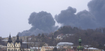 Sirens sound across Ukraine as Russia strikes cities again