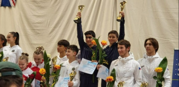 Azerbaijani synchro pair win gold at International Trampoline Friendship Cup 2022