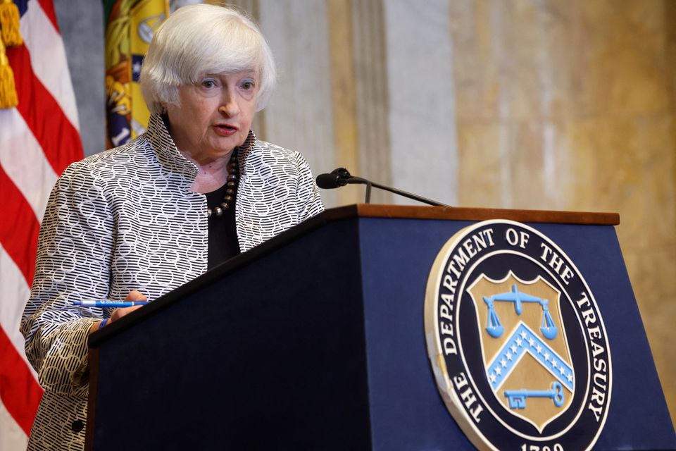 Yellen warns of 'geopolitical coercion' by Russia, China